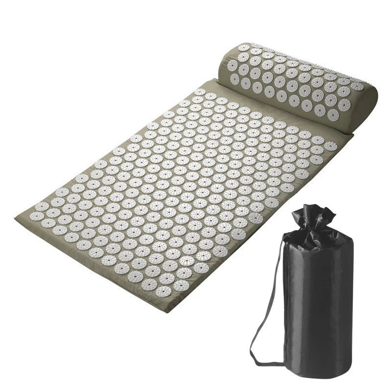 Acupressure Mat & Pillow Set – Natural Back, Neck & Muscle Pain Relief