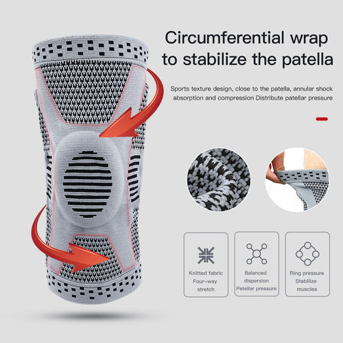 Compression Knee Sleeve – Joint Support for Pain Relief, Sports & Recovery