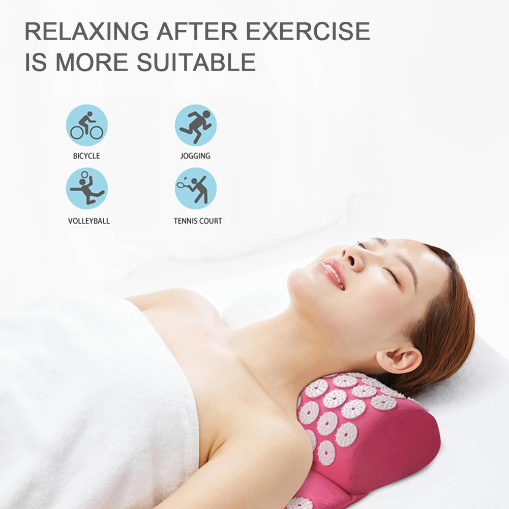 Acupressure Mat & Pillow Set – Natural Back, Neck & Muscle Pain Relief