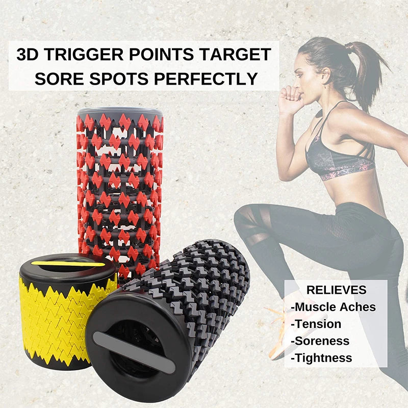 High-Density Foam Roller - side angle view
