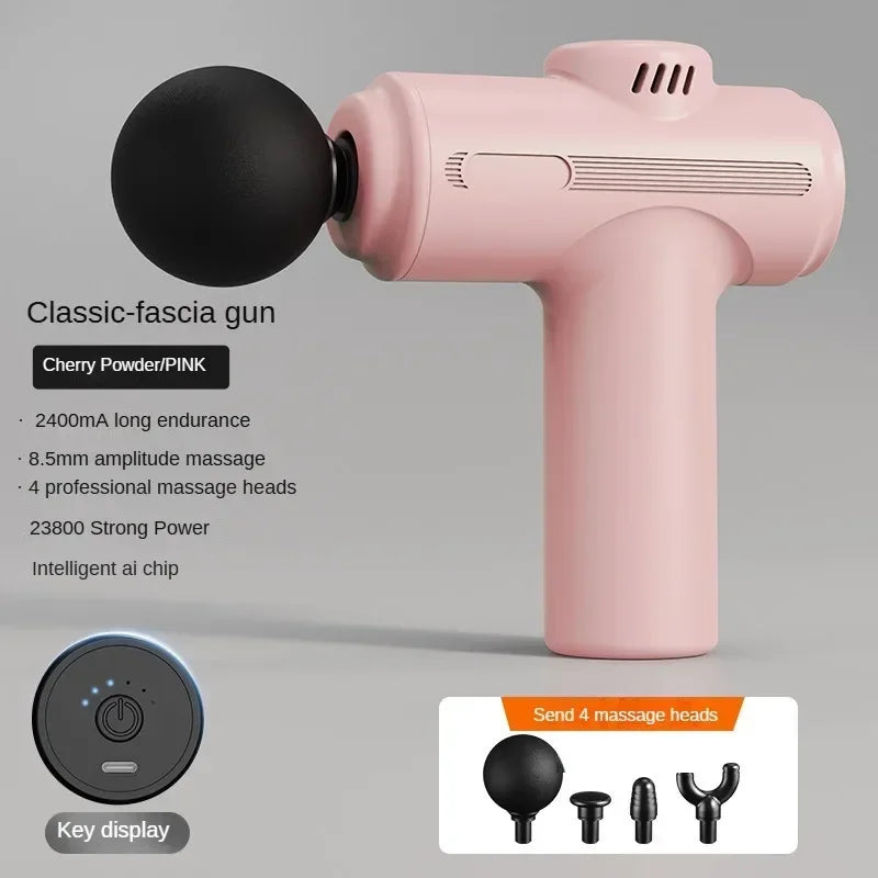 Mini Massage Gun - side angle view