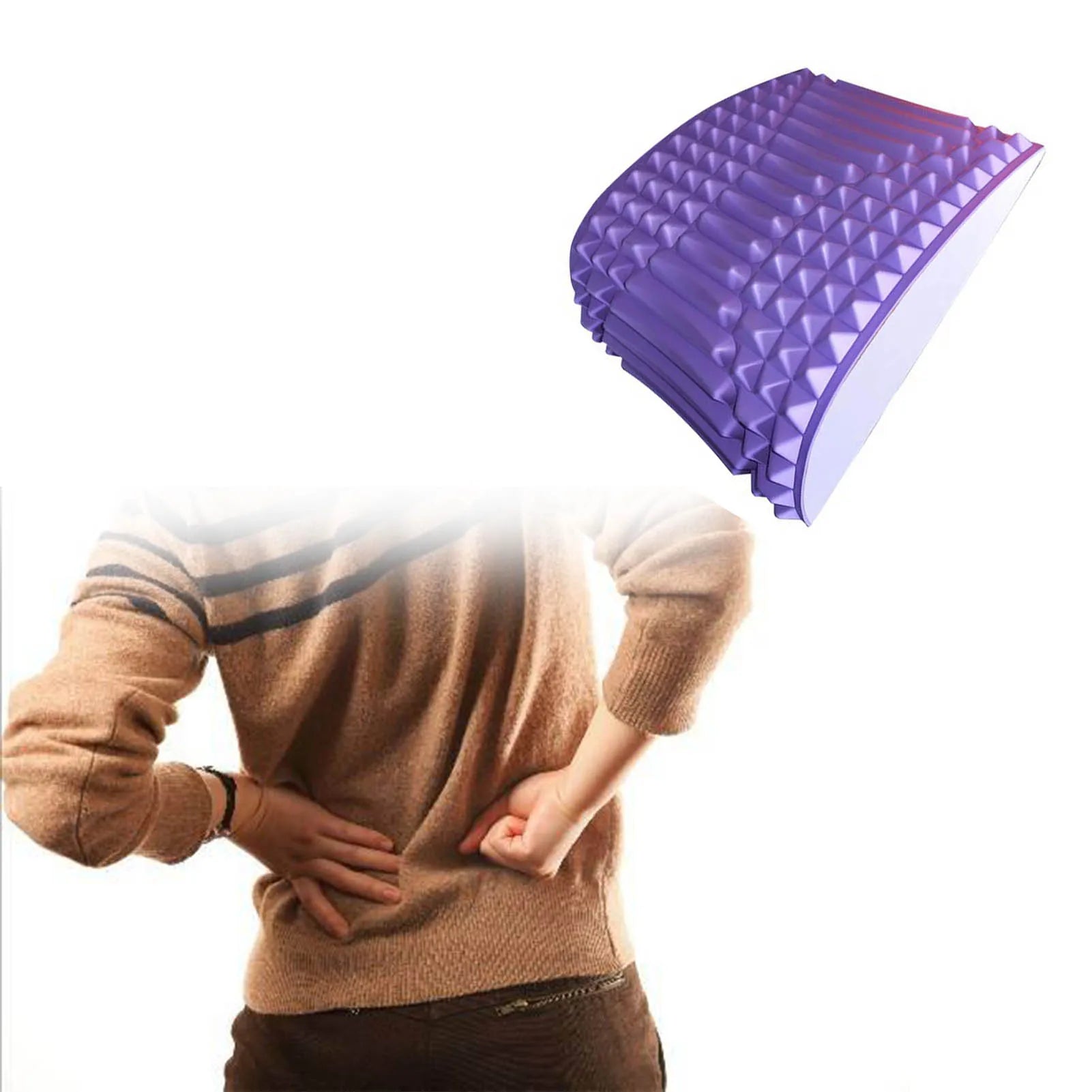 Lumbar Back Stretcher – Spinal Alignment Support for Lower Back Recovery