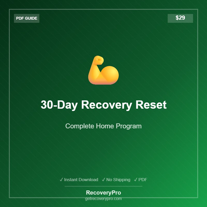 30-Day Recovery Reset — RecoveryPro Digital Guide