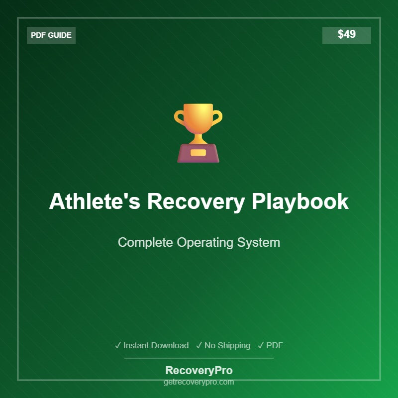 Athlete's Recovery Playbook — RecoveryPro Digital Guide